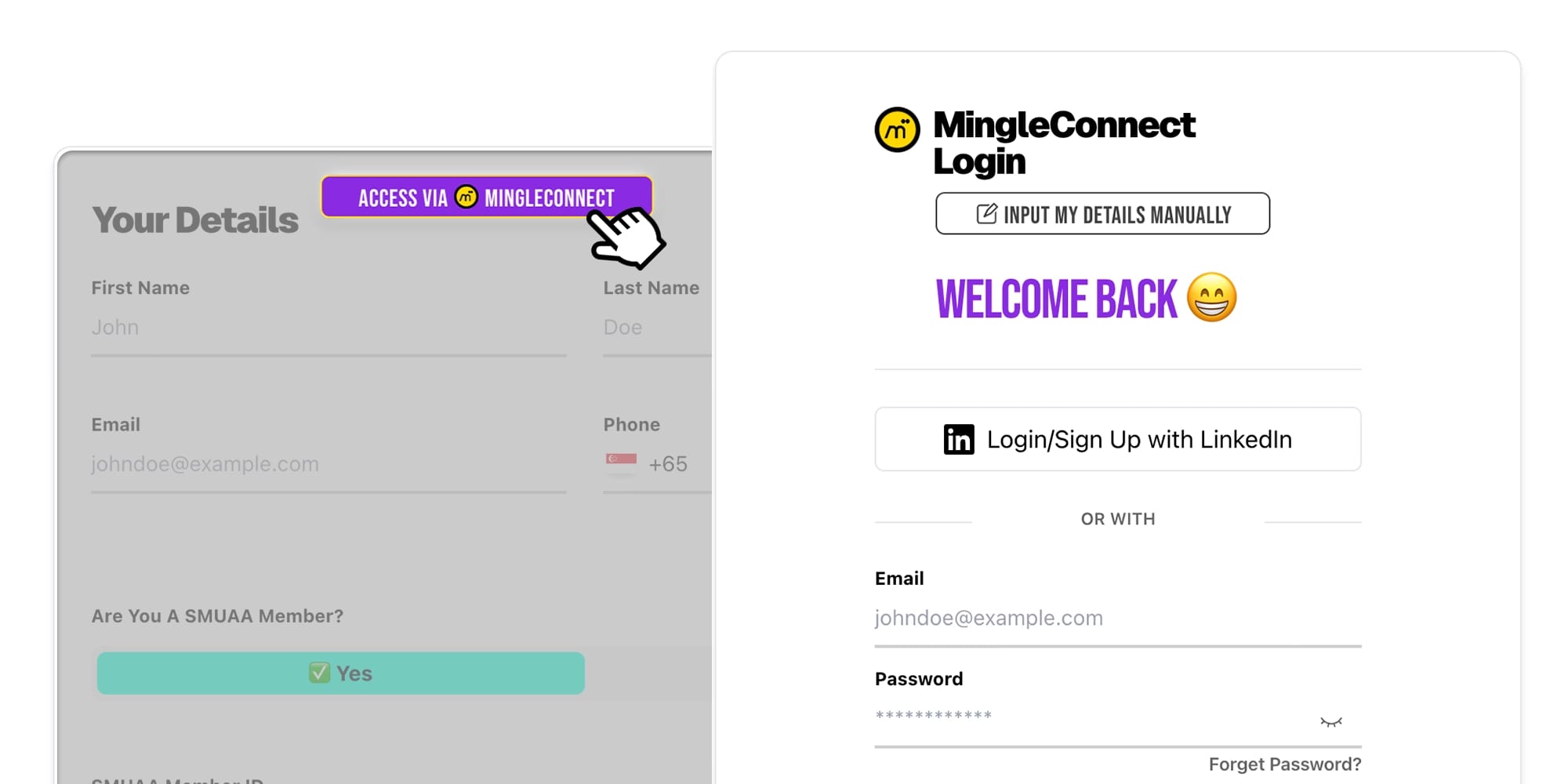 MingleConnect . Personalized Gateway to New Possibilities